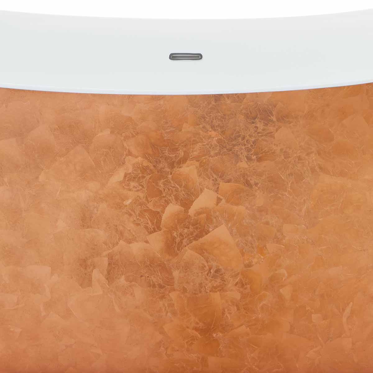 Heritage Hylton Freestanding Acrylic Bath 1730x730mm Copper Effect Close Up