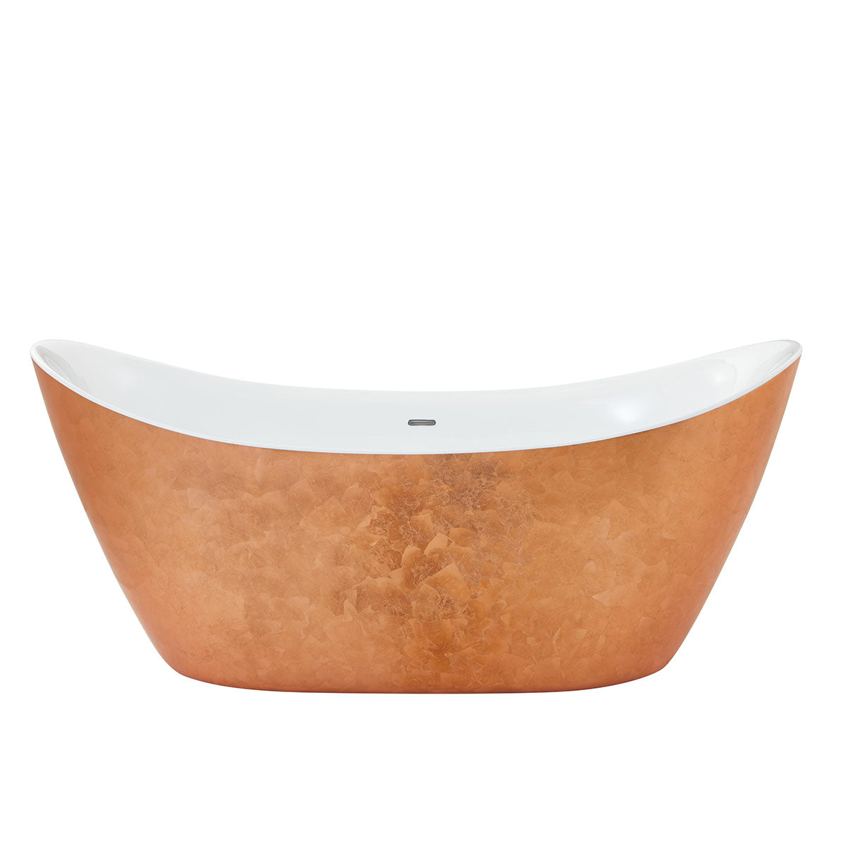 Heritage Hylton Freestanding Acrylic Bath 1730x730mm Copper Effect