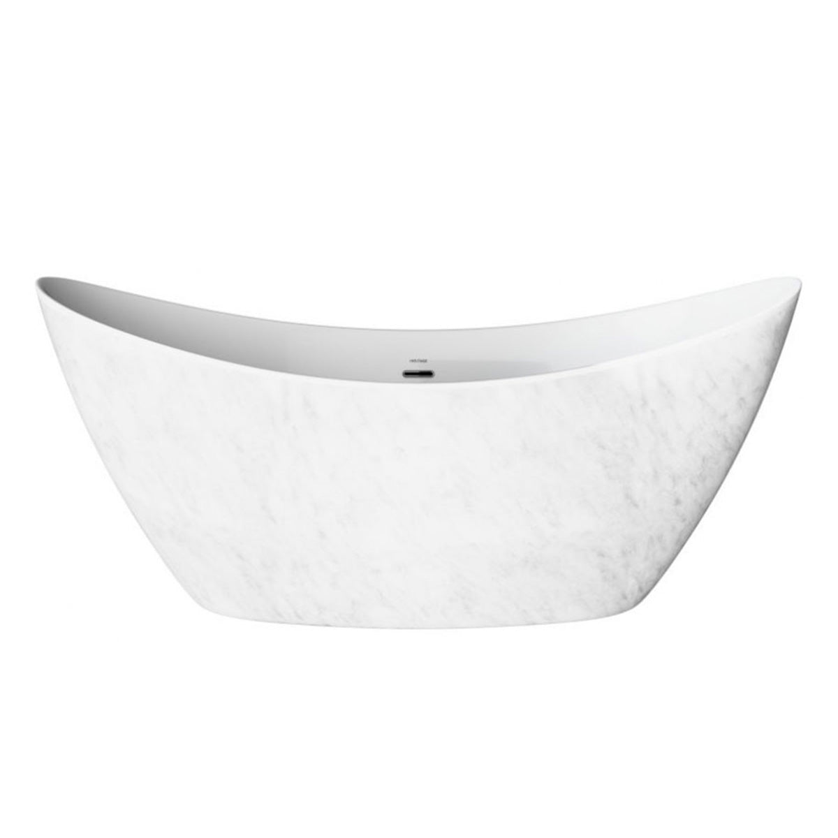 Heritage Wenlock Freestanding Acrylic Slipper Bath 1730x730mm Marble Effect