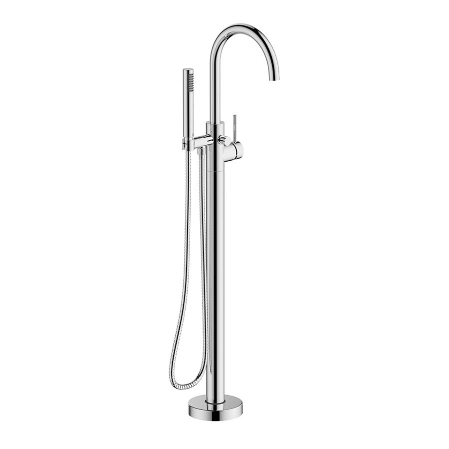 Hoxton Floorstanding Mono Bath Shower Mixer With Hand Shower