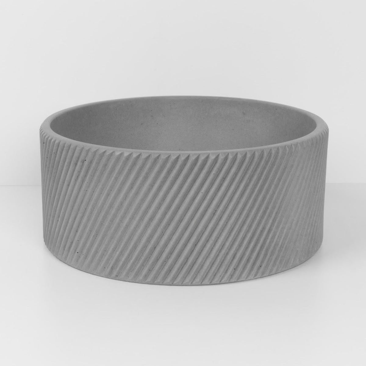 Kast Otto Round Concrete Countertop Basin Patterned
