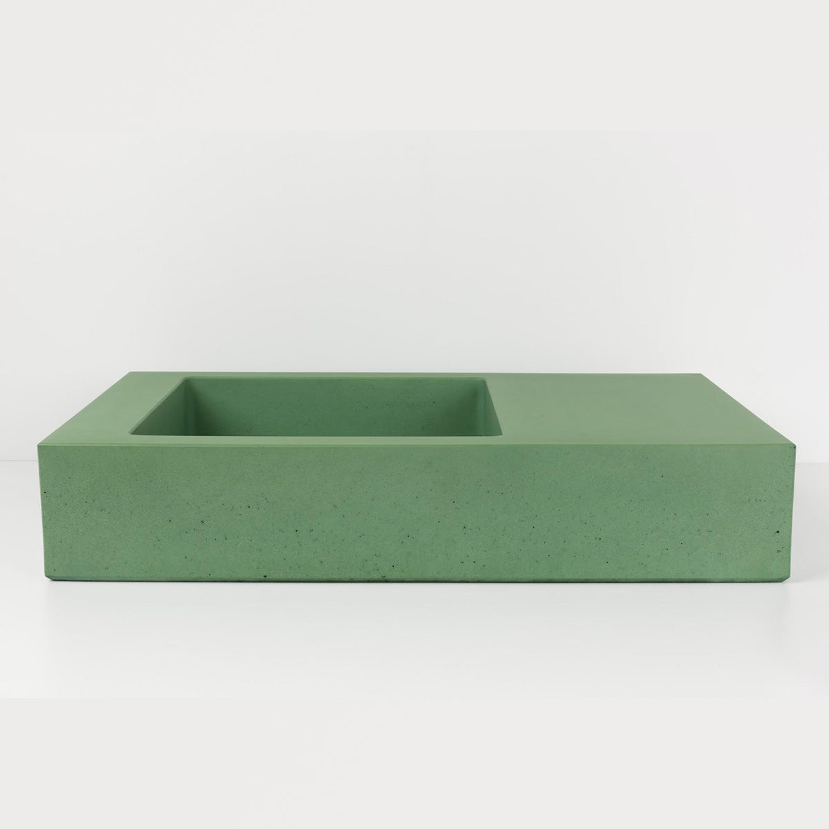 Kast Fox Compact Rectangle Wall-Hung Concrete Basin