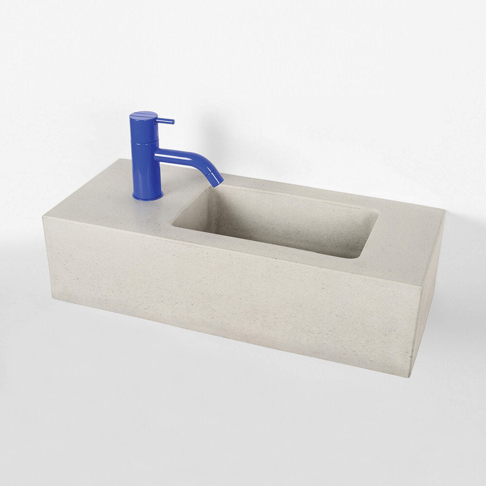 Kast Fox Compact Rectangle Wall-Hung Concrete Basin