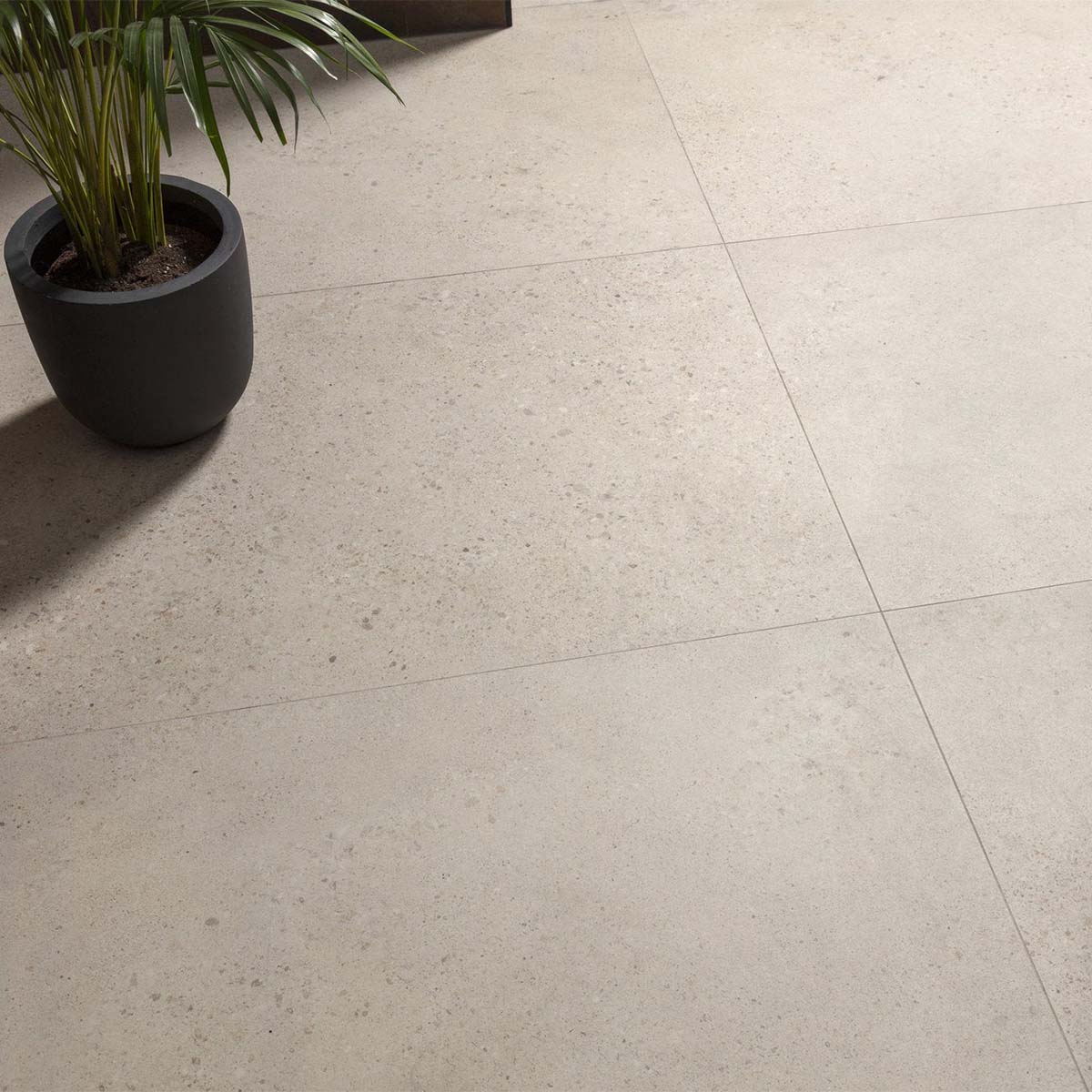 Lakestone Oat Non-Slip Porcelain Tile Matt 60x120cm Lifestyle