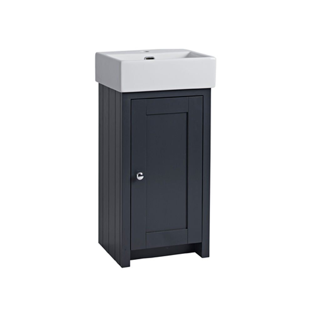 Lansdown 430 Floorstanding Cloakroom Vanity Unit With Washbasin
