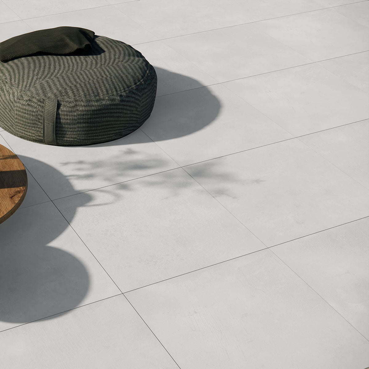 Lucca Bianco Stone Effect Porcelain Tile 60x60cm Lifestyle