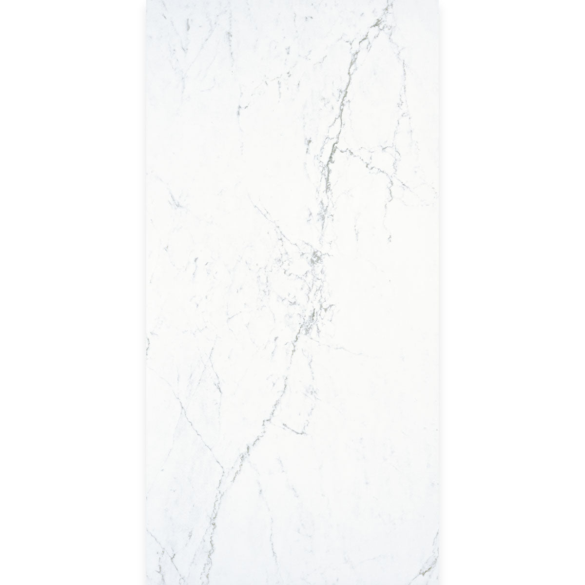 Luxe Antique Avenue White 3D Honed Marble Effect Porcelain Tile 60x120cm