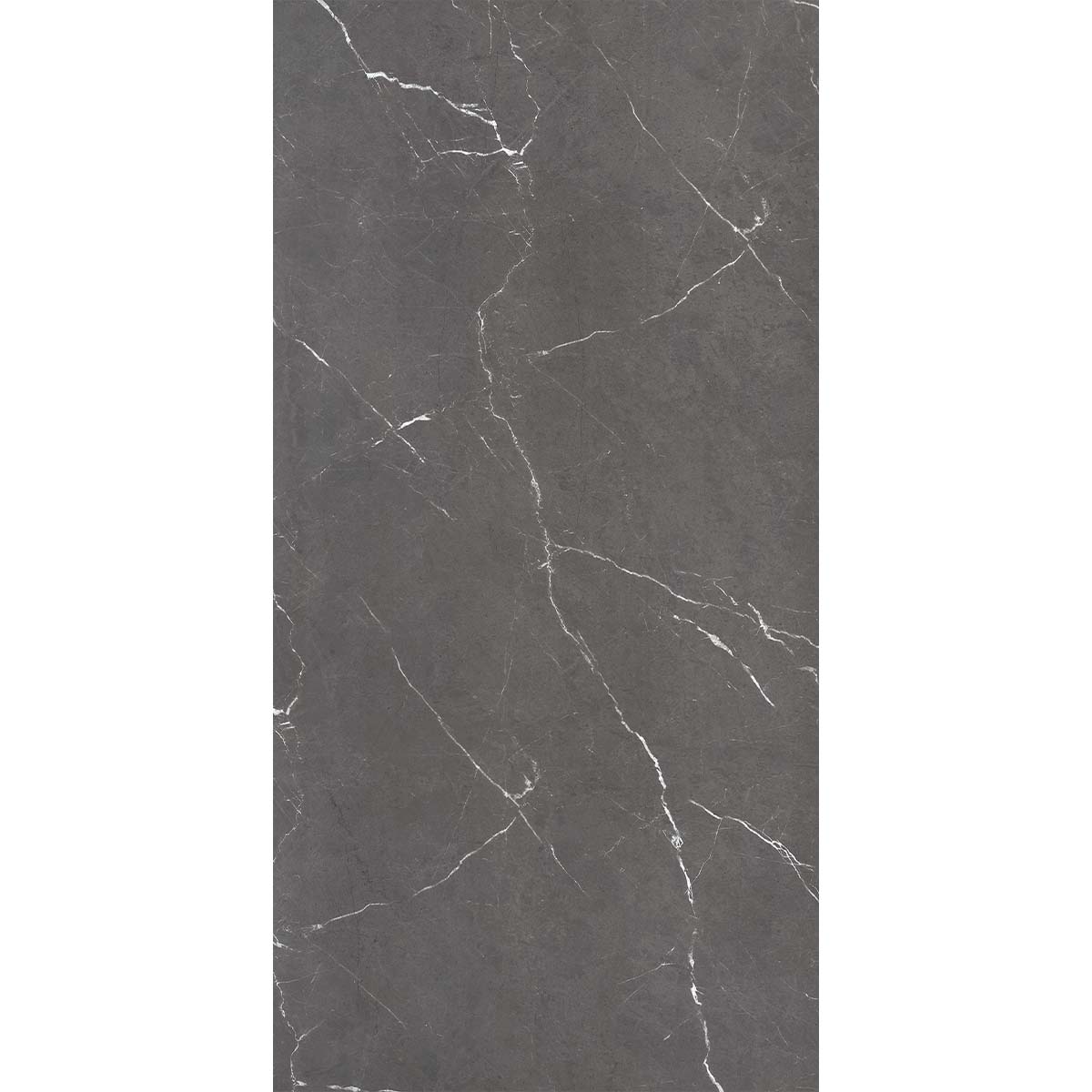 Luxe Antique New Style Dark 3D Honed Marble Effect Porcelain Tile 60x120cm