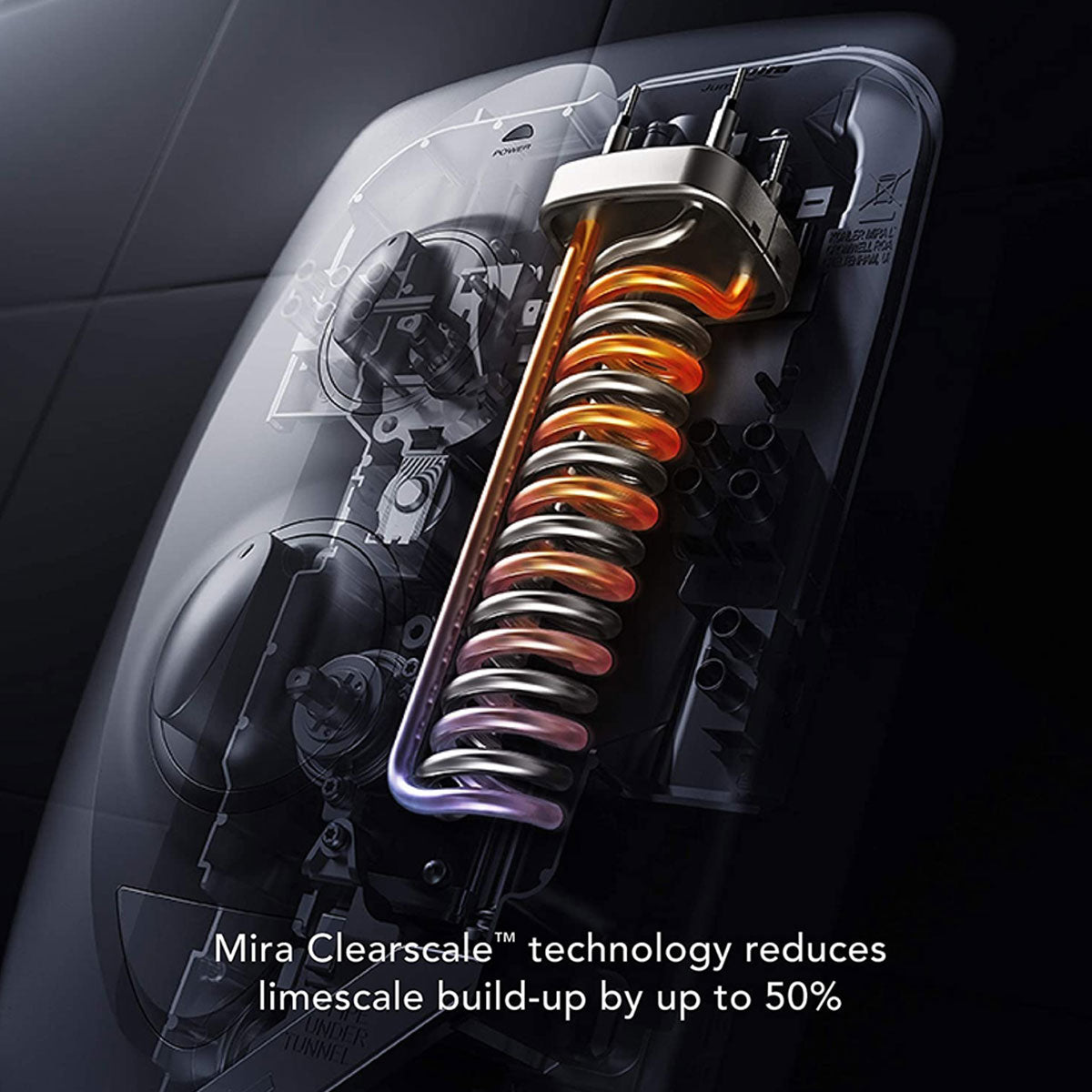 Mira Azora Frosted Glass Electric Shower 9.8kW