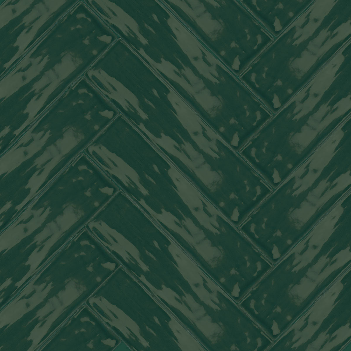 Poitiers Green Wall Tile 7.5x30cm Gloss