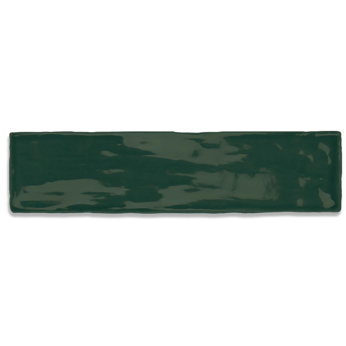 Poitiers Green Wall Tile 7.5x30cm Gloss
