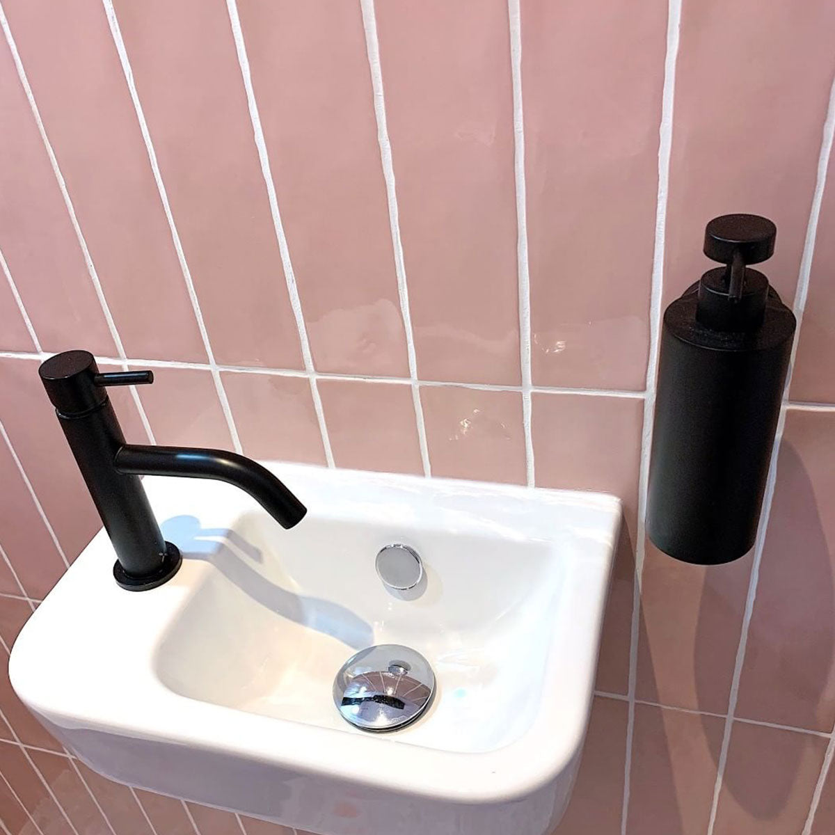 Poitiers Rose Gloss Wall Tile 7.5 x 30cm