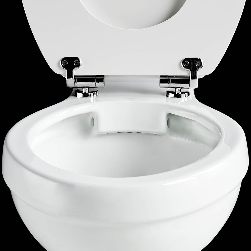 Burlington Rimless Medium Level Traditional Toilet Deluxe Bathrooms Ireland