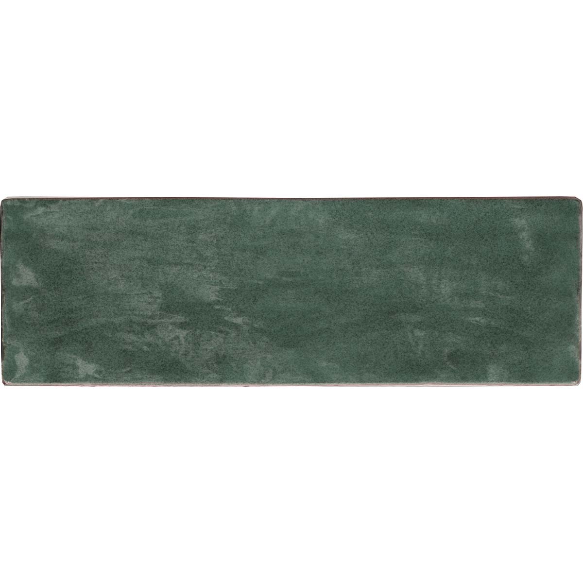 Riad Green Decor Wall Tile 6.5x20cm Gloss