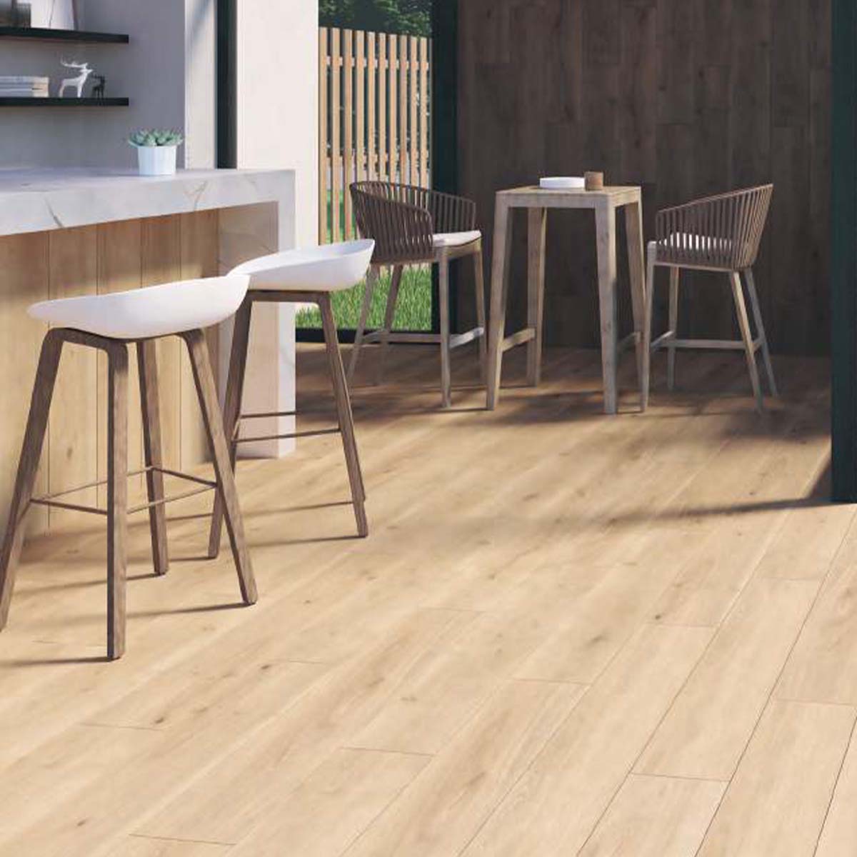 Versat Natural Wood Effect Tile 30x150cm Matt Lifestyle