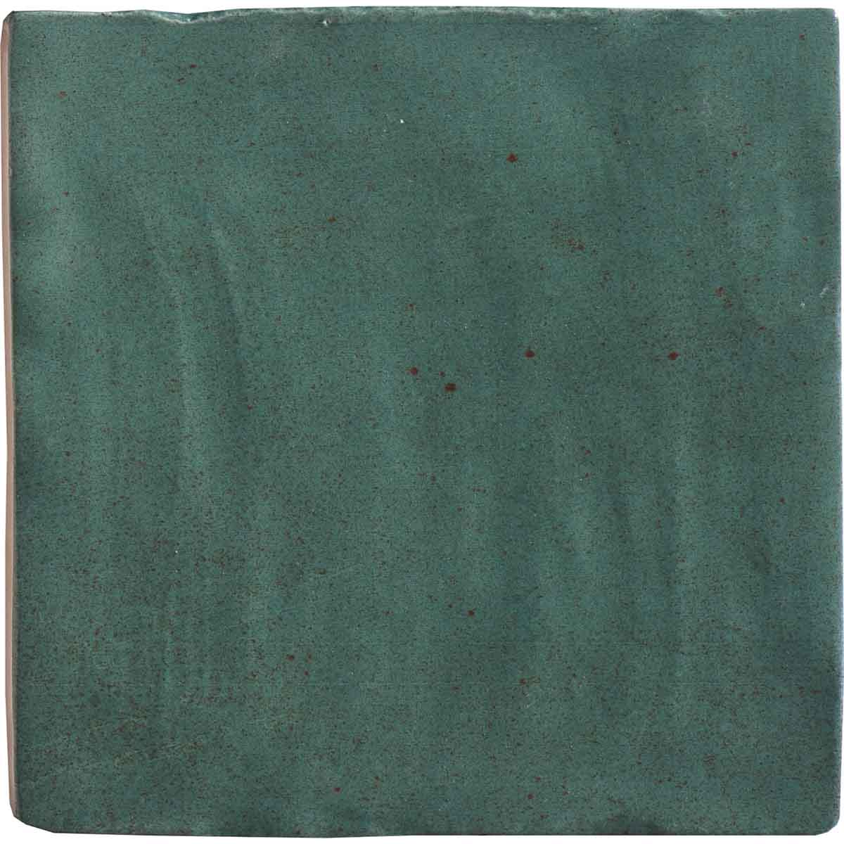 Sahn Green Decor Wall Tile 10x10cm Matte