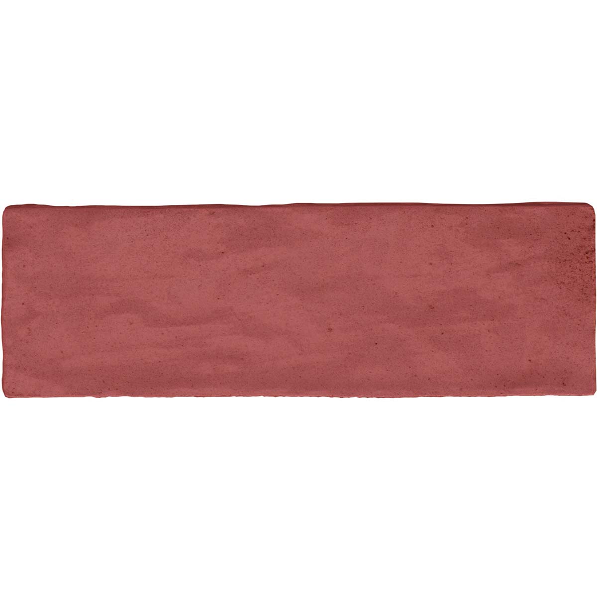 Sahn Red Decor Wall Tile 6.5x20cm Matte