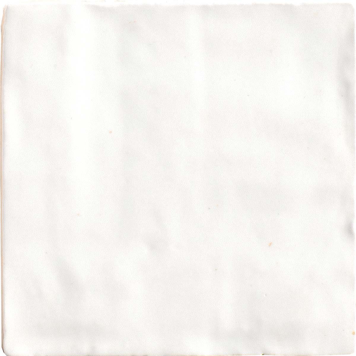 Sahn White Decor Wall Tile 10x10cm Matte