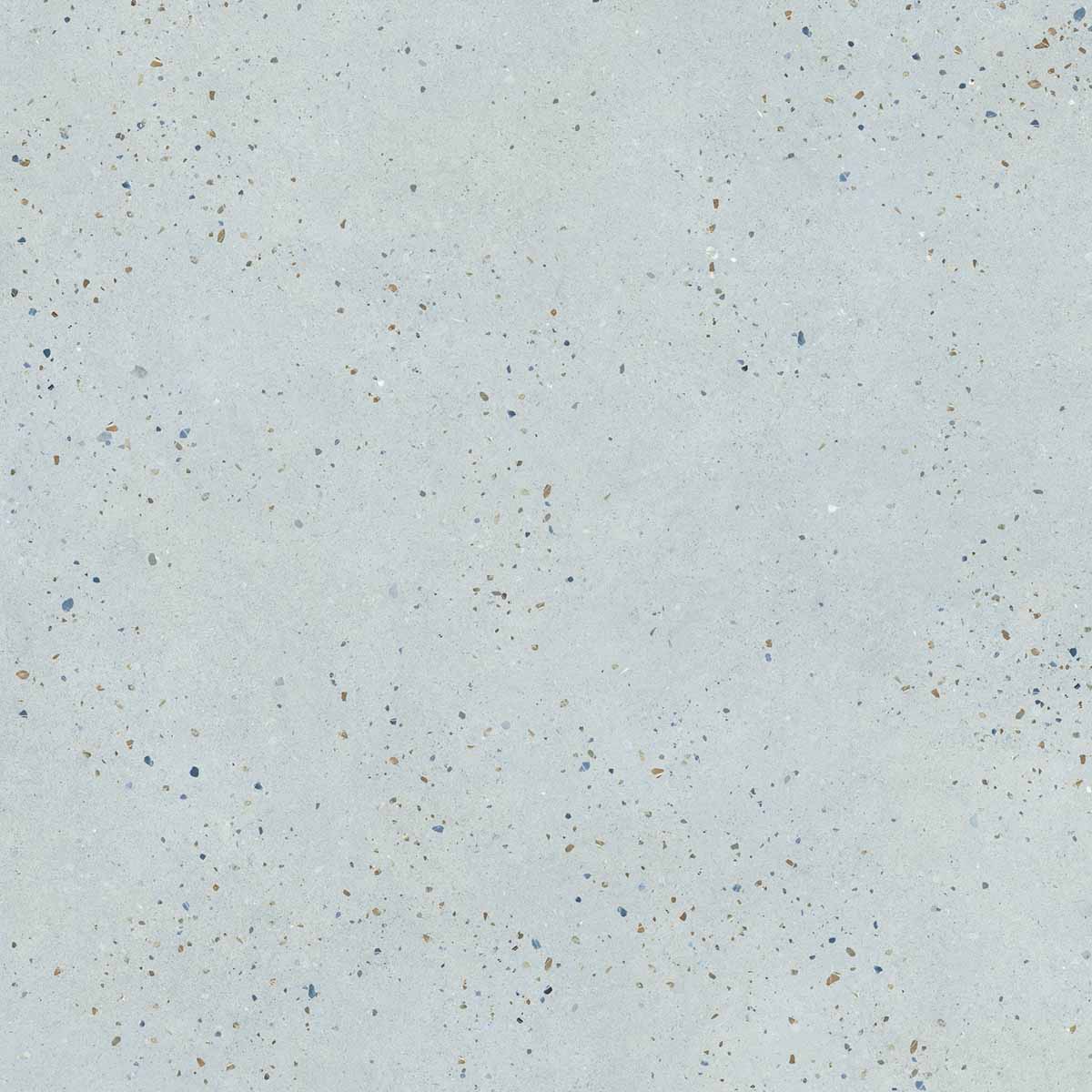 Sensa Green 4D Shaped Terrazzo Effect Porcelain Tile 90x90cm Matte