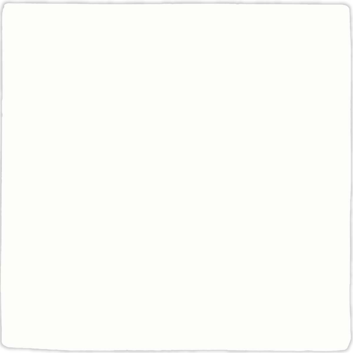 Tanger Plain White Porcelain Tile 12.3 x 12.3cm Matte