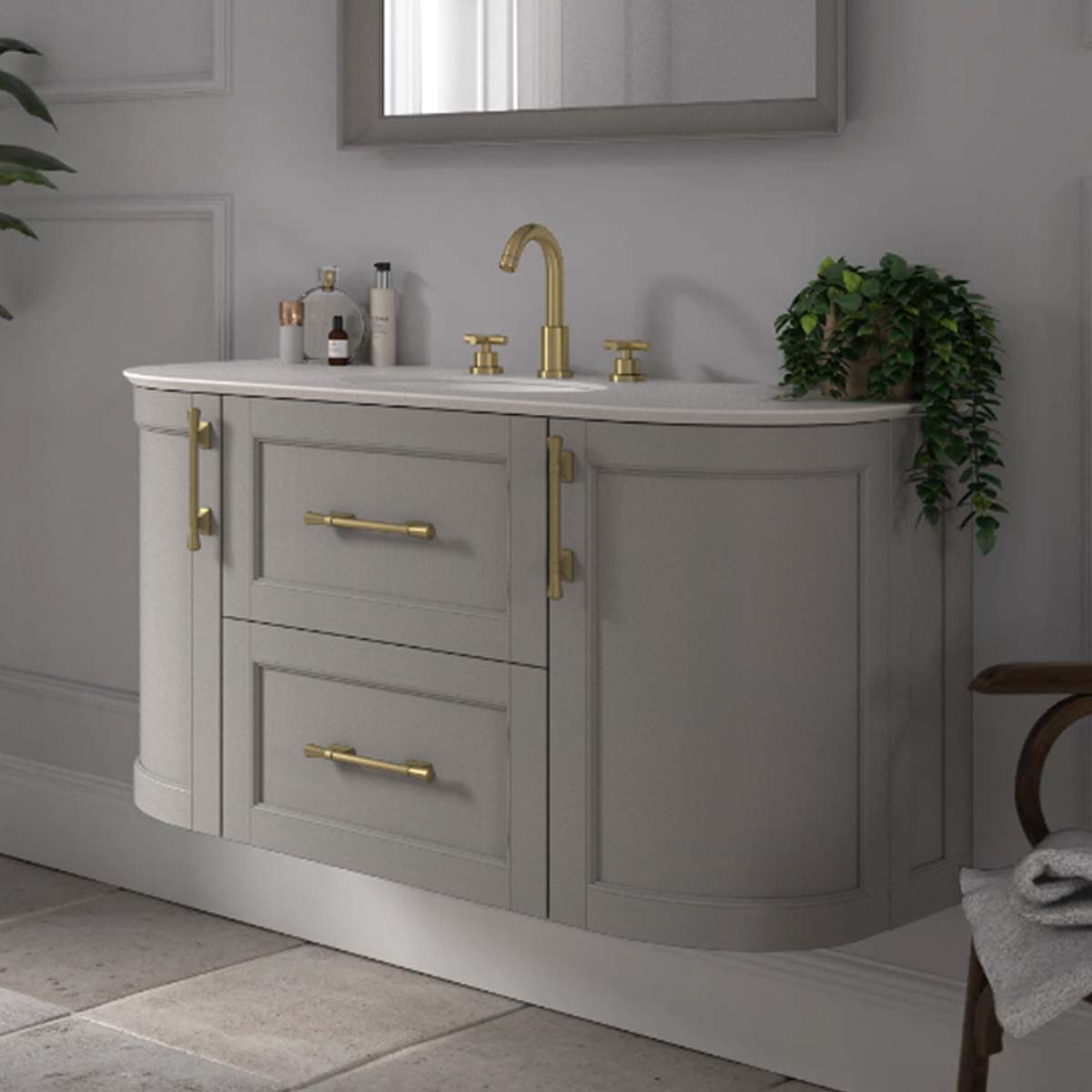 Cabinet on sale under basin