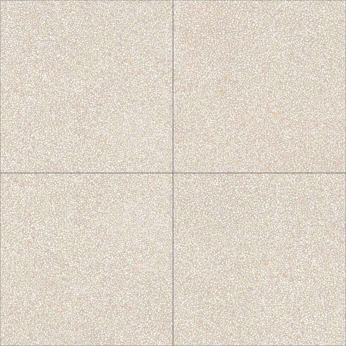 Vives Portofino-SPR Crema Terrazzo Effect Porcelain Tile 120x120cm Semi-Polished Multiple