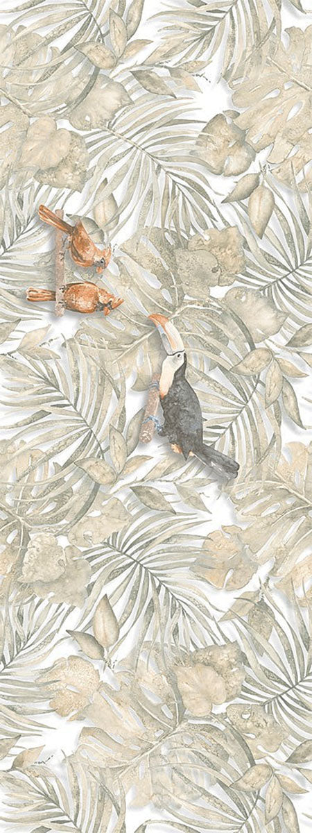 Vives Stravaganza Sassari Floral Effect Decor Wall Tile 45x120cm Matt