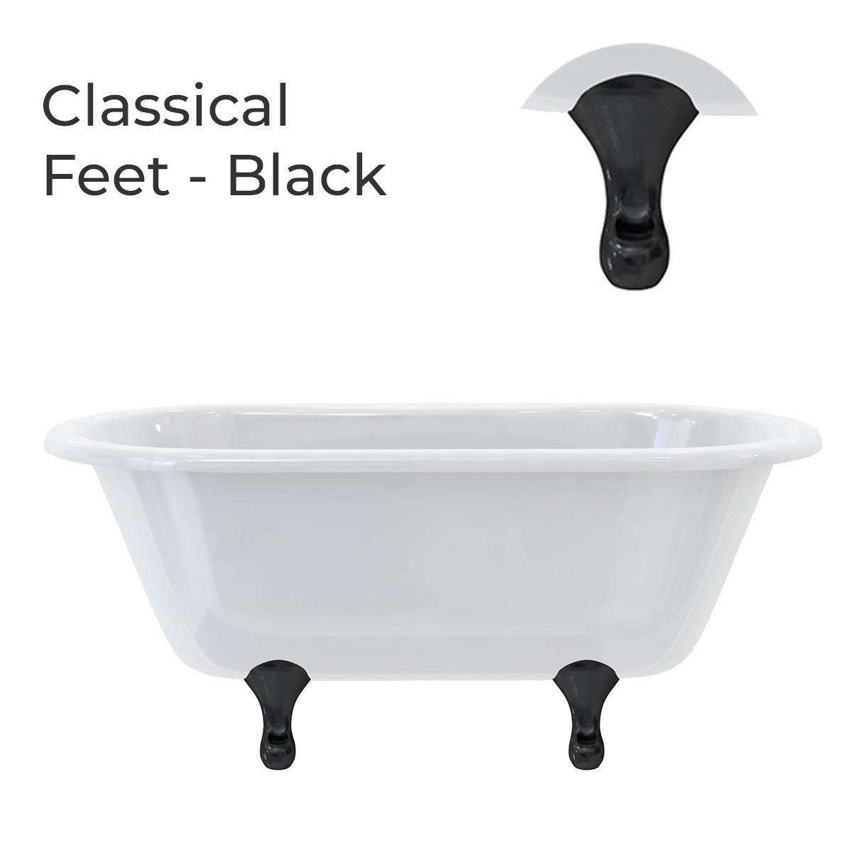 Burlington Windsor Freestanding Double-Ended Bath Deluxe Bathrooms Ireland