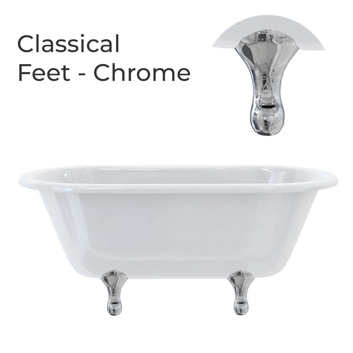 Burlington Windsor Freestanding Double-Ended Bath Deluxe Bathrooms Ireland