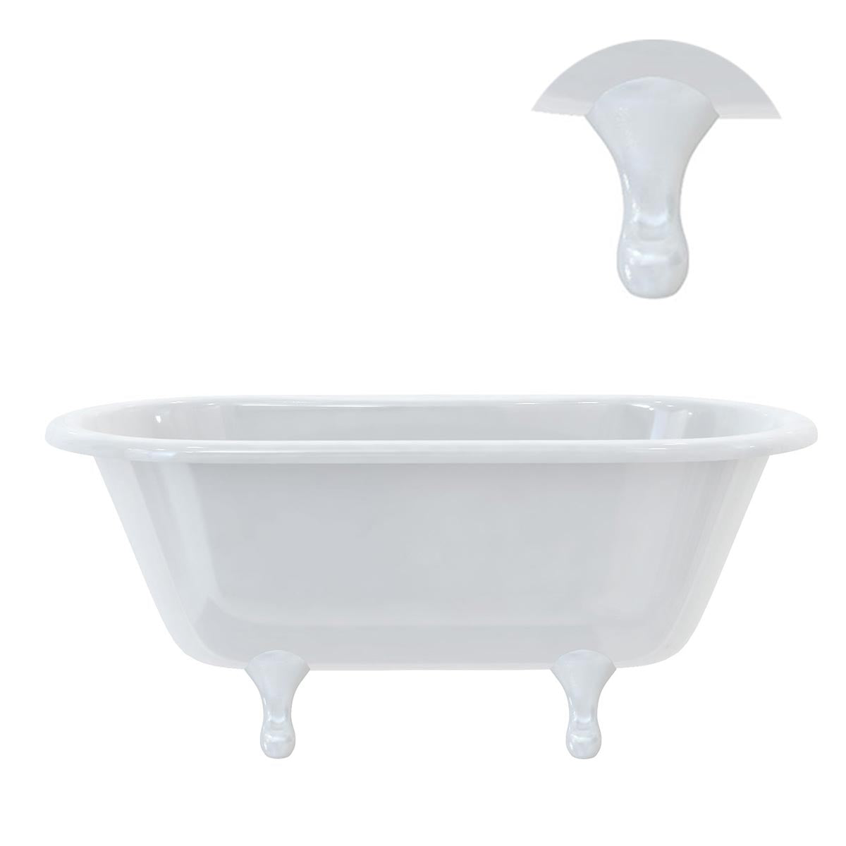 Burlington Windsor Freestanding Double-Ended Bath Deluxe Bathrooms Ireland
