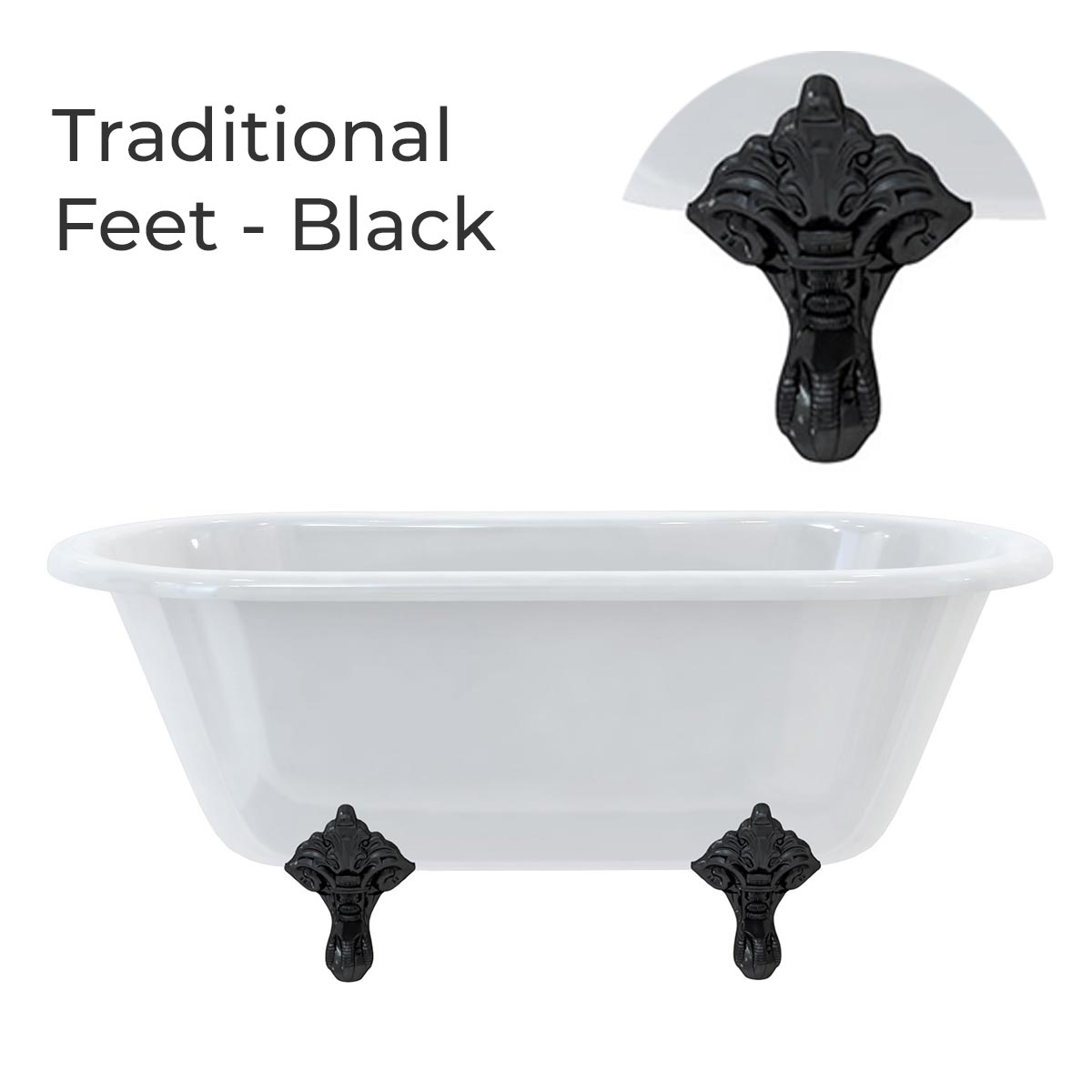 Burlington Windsor Freestanding Double-Ended Bath Deluxe Bathrooms Ireland