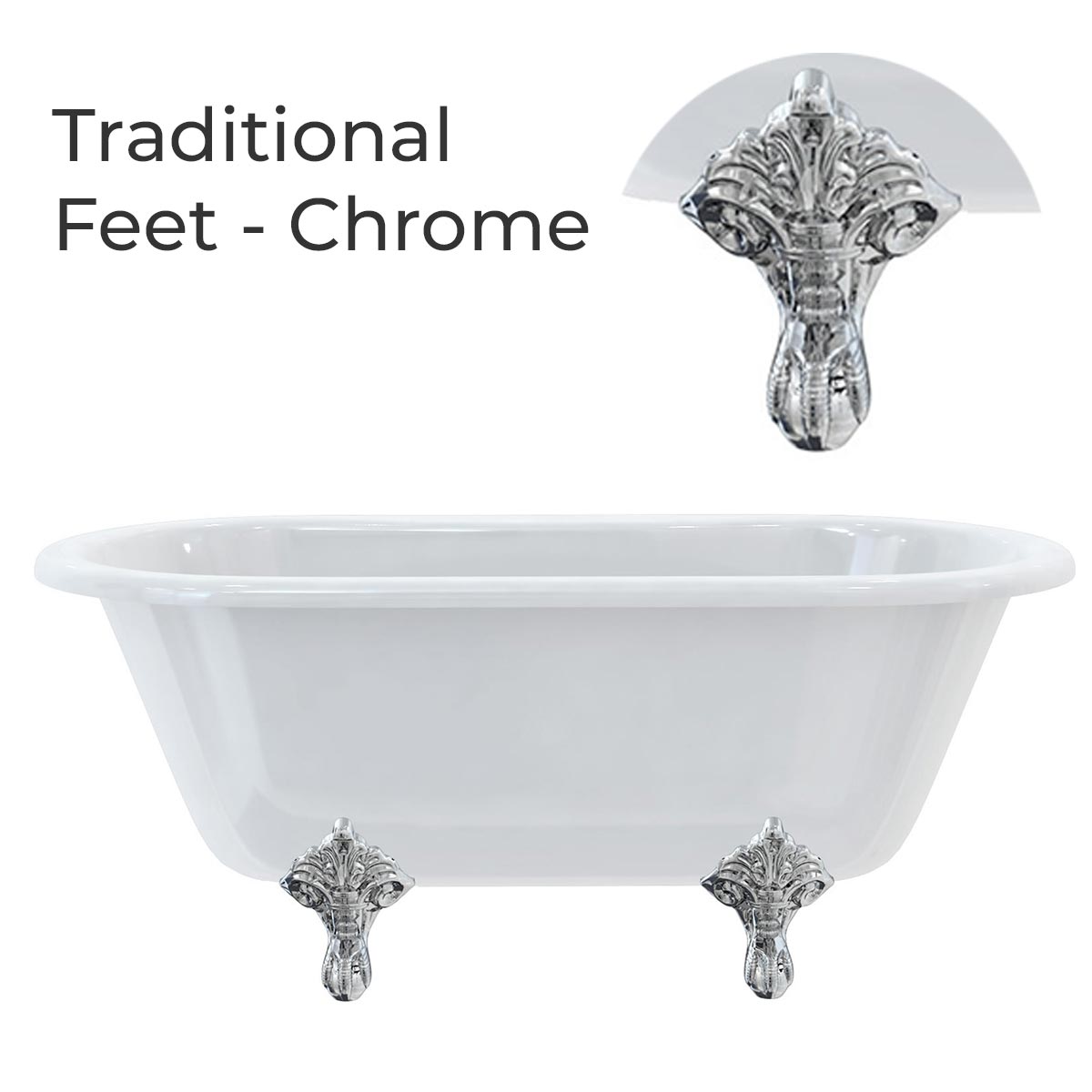 Burlington Windsor Freestanding Double-Ended Bath Deluxe Bathrooms Ireland