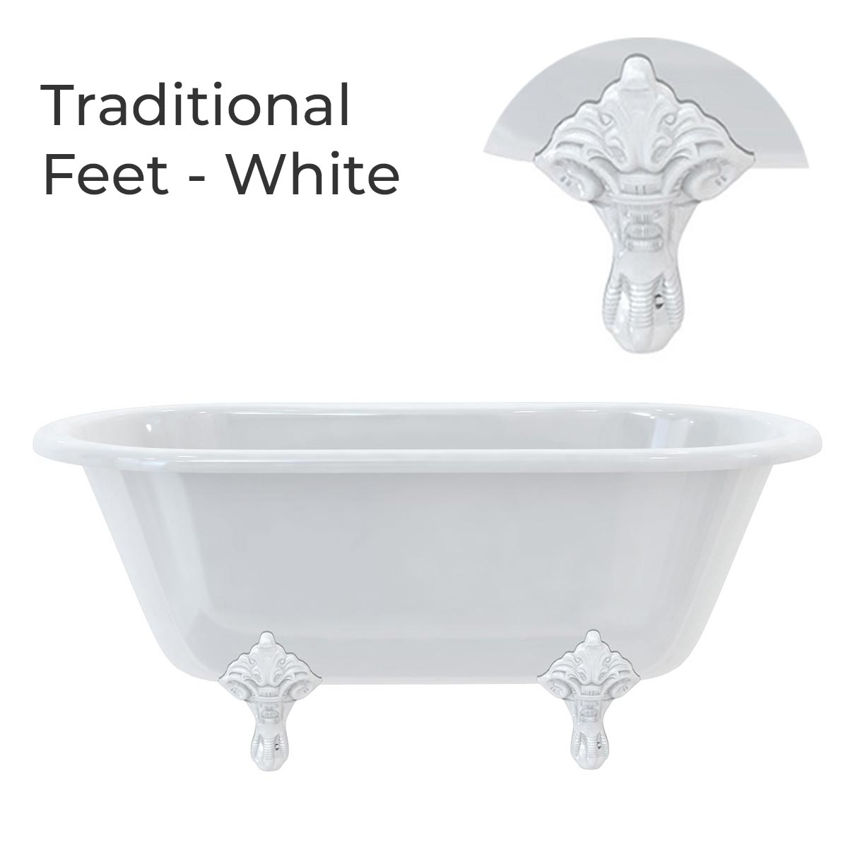 Burlington Windsor Freestanding Double-Ended Bath Deluxe Bathrooms Ireland