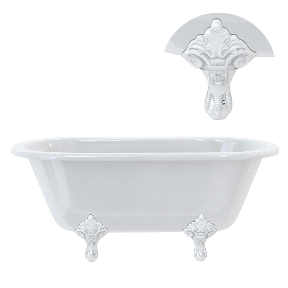 Burlington Windsor Freestanding Double-Ended Bath Deluxe Bathrooms Ireland