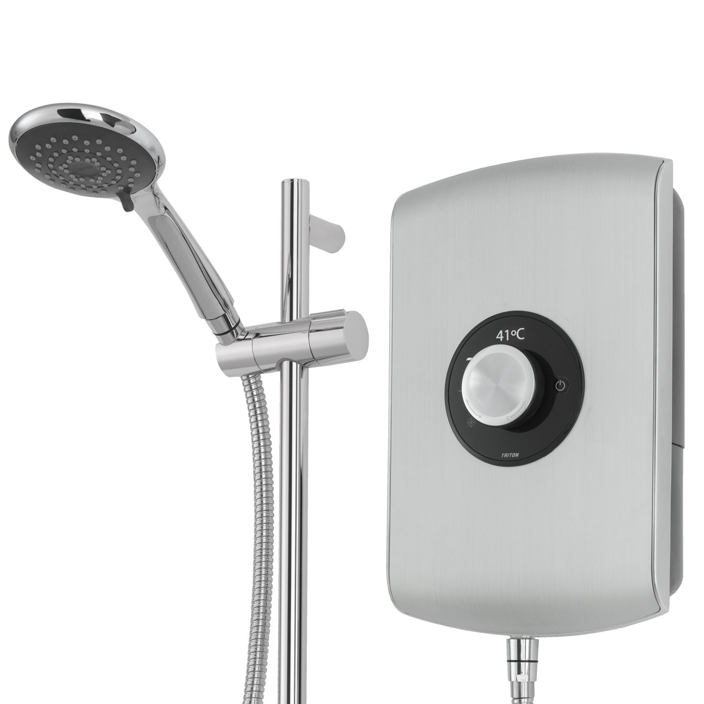 Triton Amore Brushed Steel Electric Shower