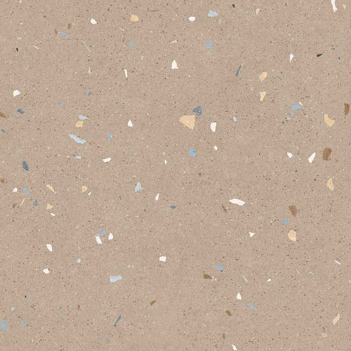 arcana croccante-r nuez terrazzo porcelain floor tile 80x80cm deluxe bathrooms ireland