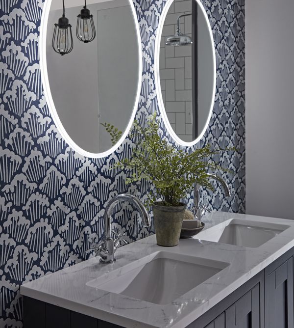 Tavistock Aster LED Oval Mirror 490x650mm