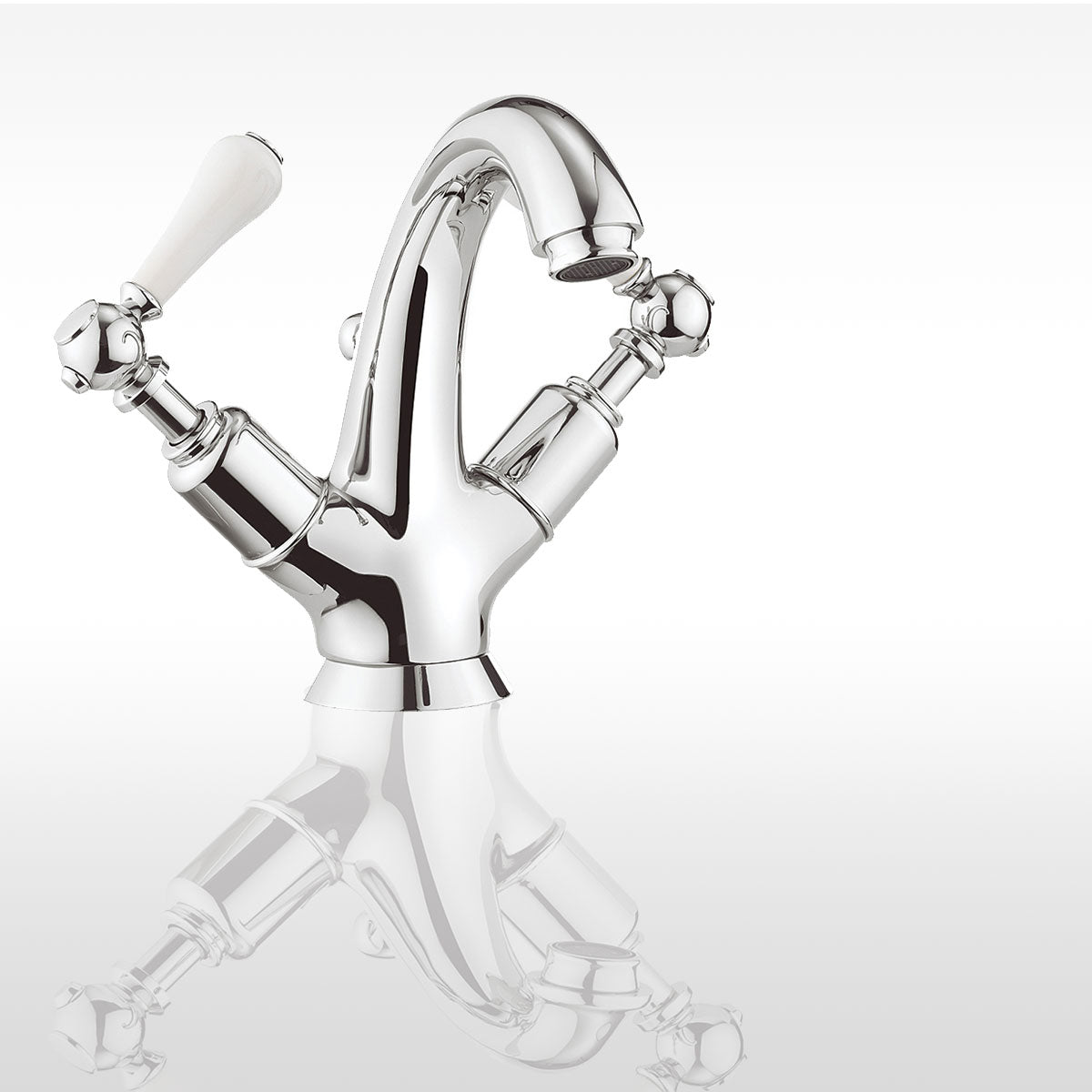 Belgravia Highneck Lever Basin Mono Mixer With Pop Up Waste - Chrome