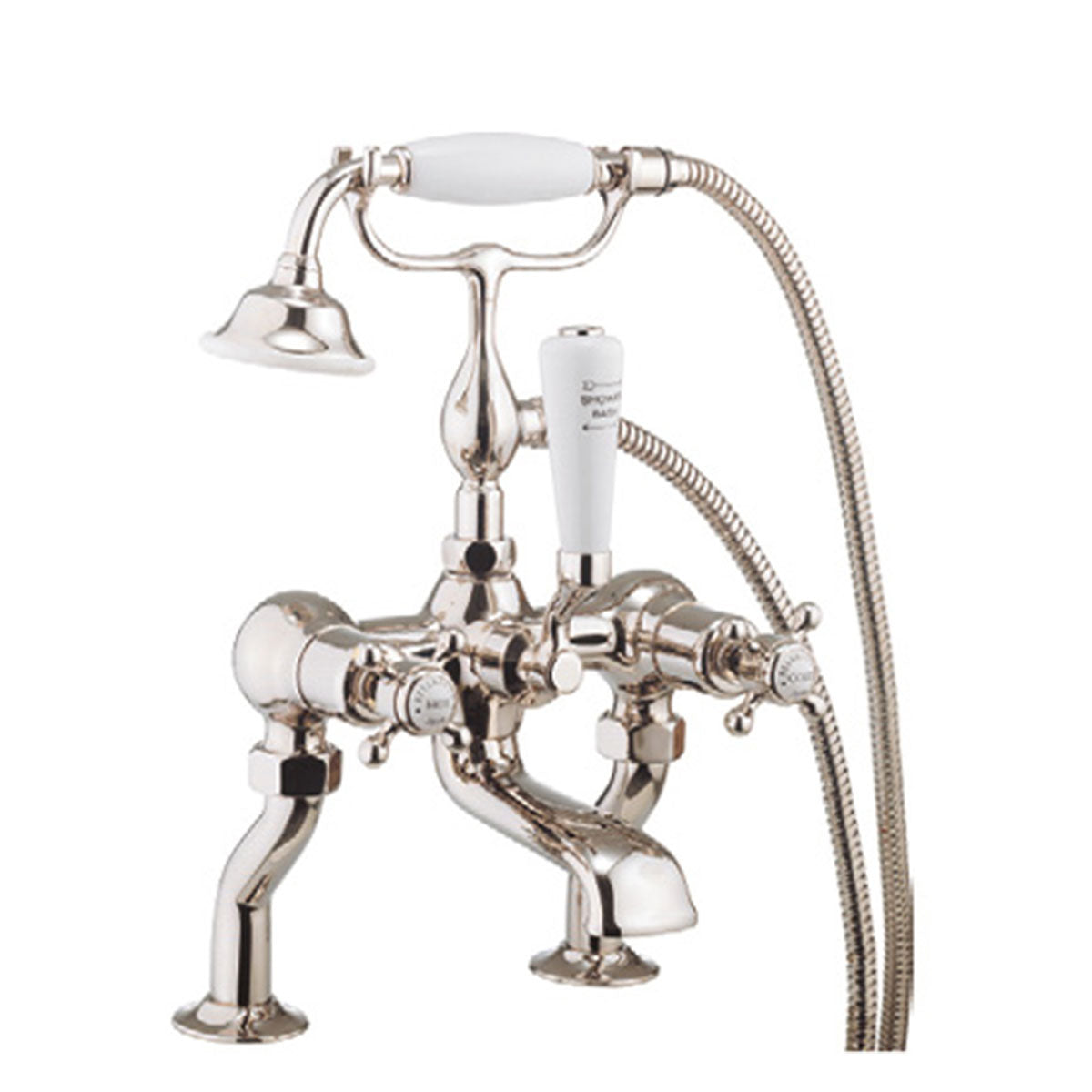 Crosswater Belgravia Crosshead Bath Shower Mixer With Handheld Kit