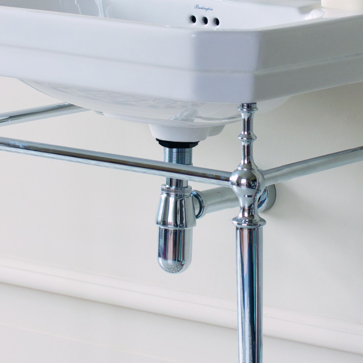 Burlington Traditional Basin Bottle Trap Chrome Deluxe Bathrooms Ireland