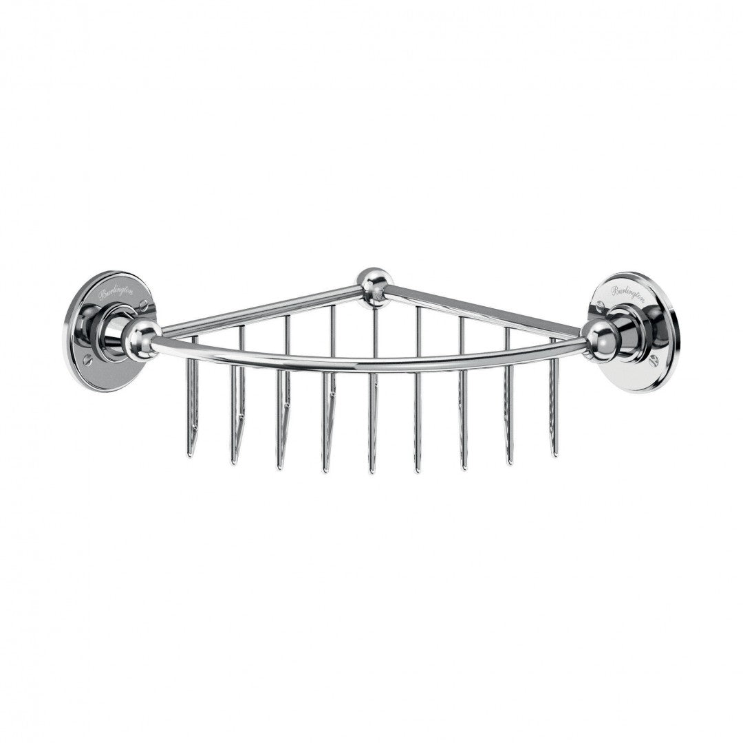 Burlington Corner Shower Basket Wall Mounted Deluxe Bathrooms Ireland