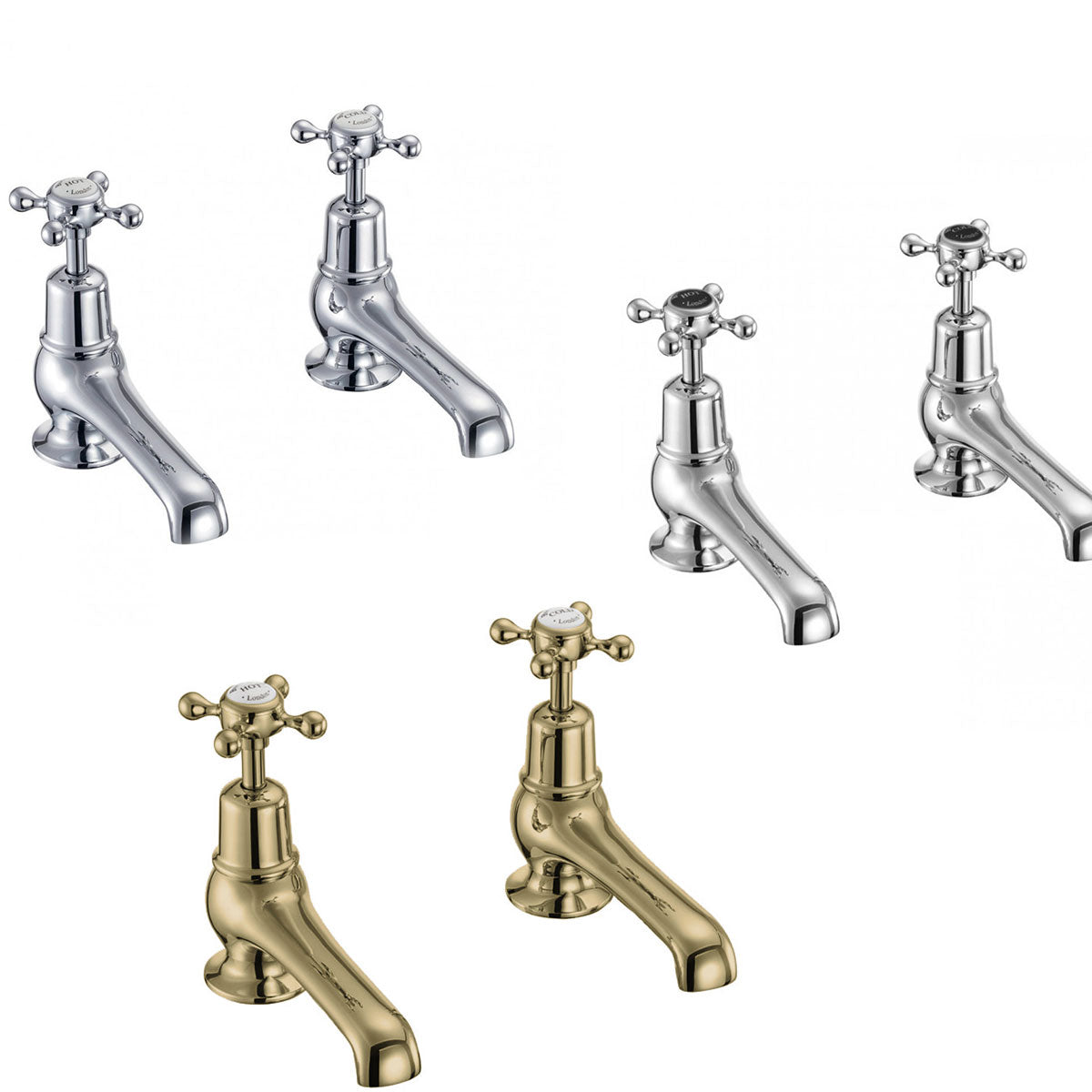 Burlington Claremont 5 Inch Basin Taps Deluxe Bathrooms Ireland