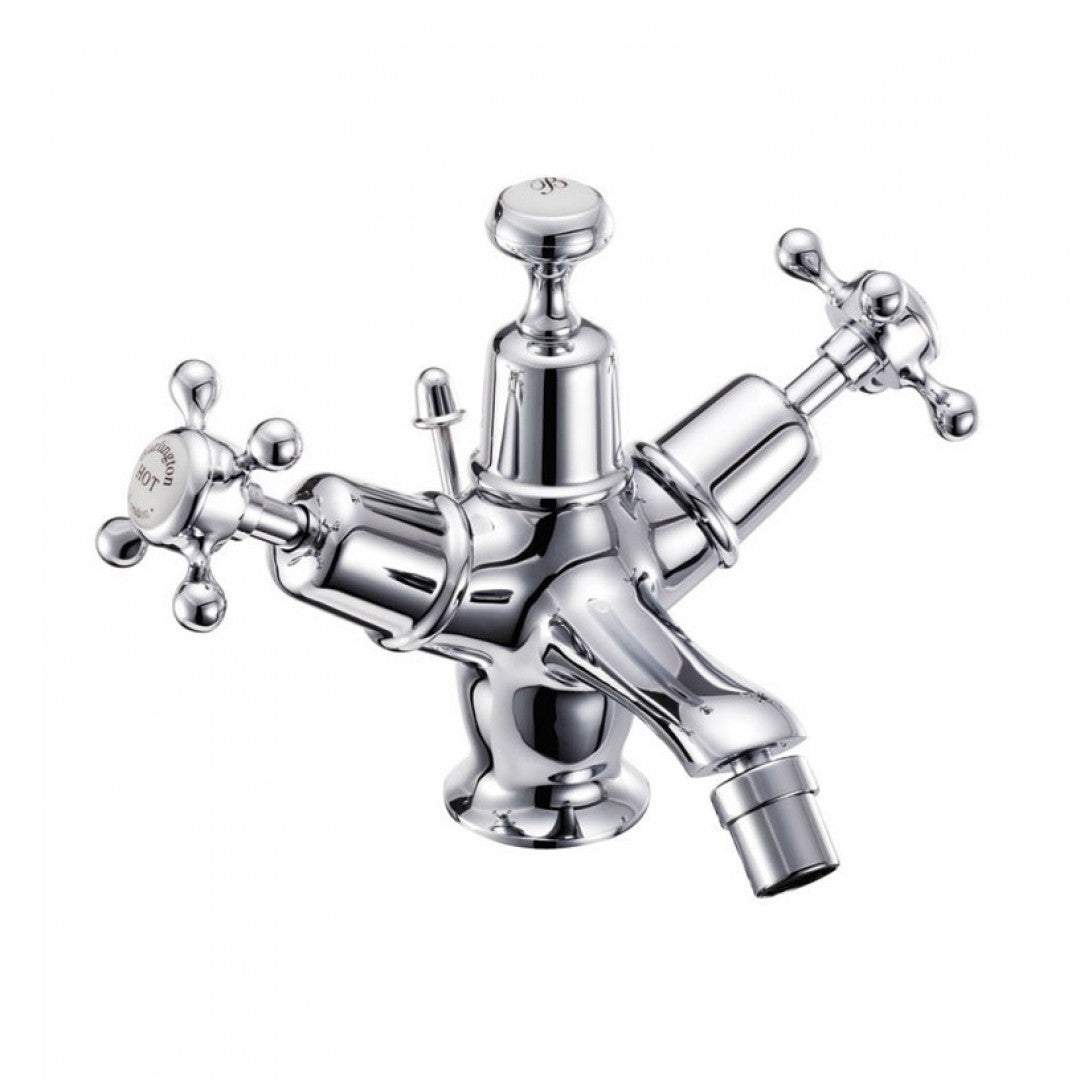Burlington Claremont Bidet Mixer With High Central Indice and Pop Up Waste Deluxe Bathrooms Ireland