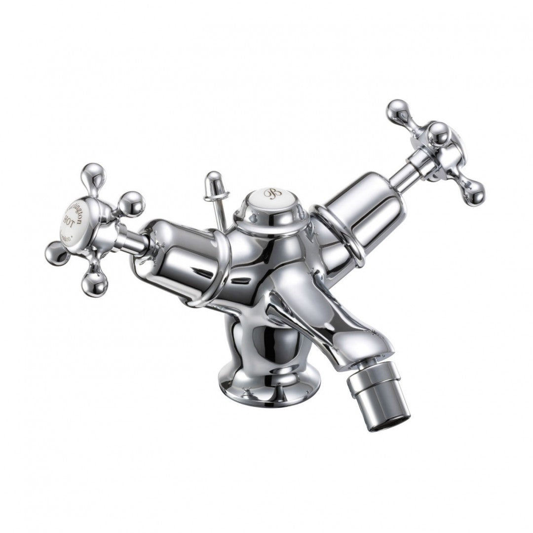 Burlington Claremont Bidet Mixer With High Central Indice and Pop Up Waste Deluxe Bathrooms Ireland