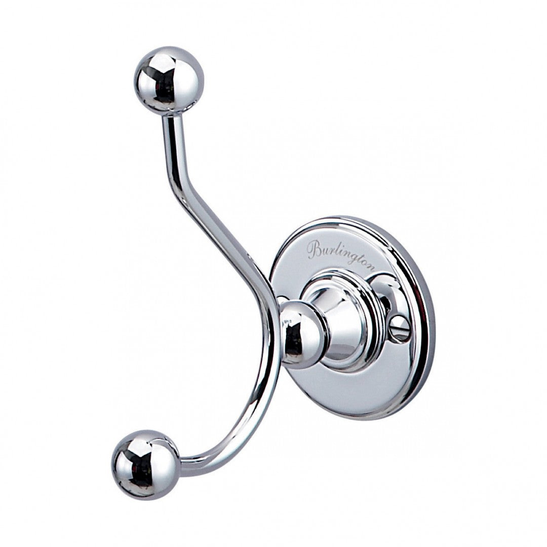 Burlington Double Robe Hook Deluxe Bathrooms Ireland