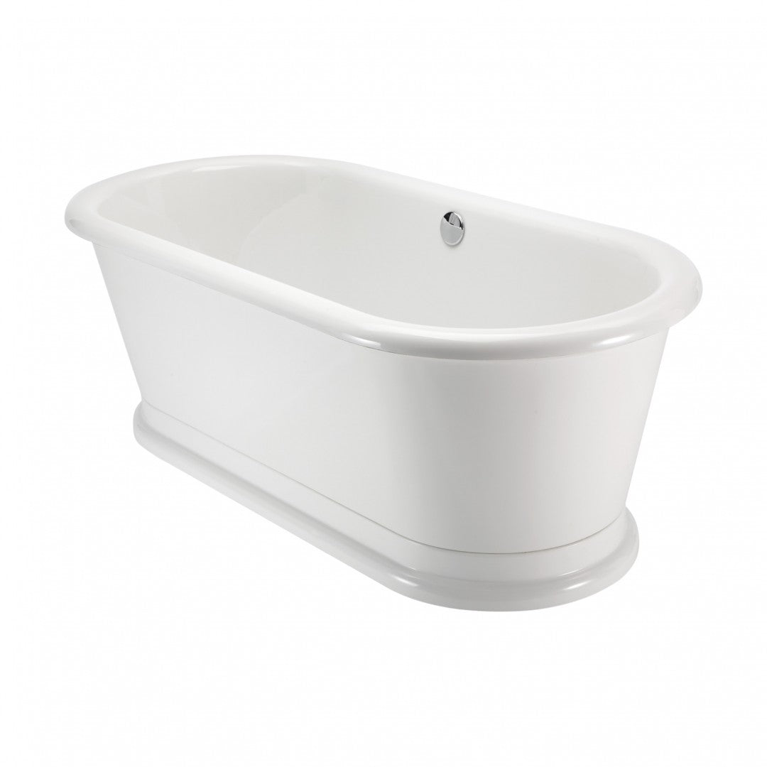 Burlington London 1800 x 850mm Round Double-Ended Bath Deluxe Bathrooms Ireland