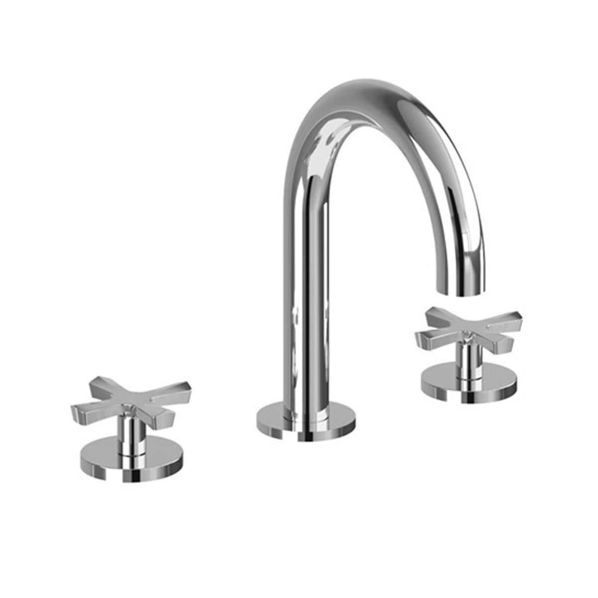 burlington riviera 3 hole crosshead basin mixer chrome Deluxe Bathrooms Ireland