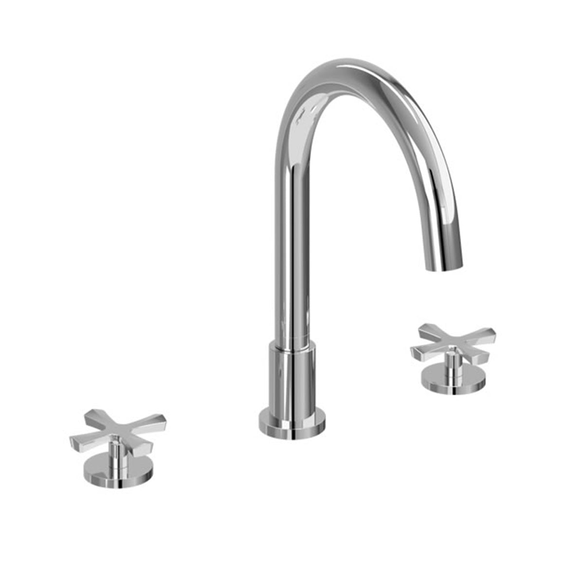 burlington riviera 3 hole crosshead bath mixer chrome Deluxe Bathrooms Ireland