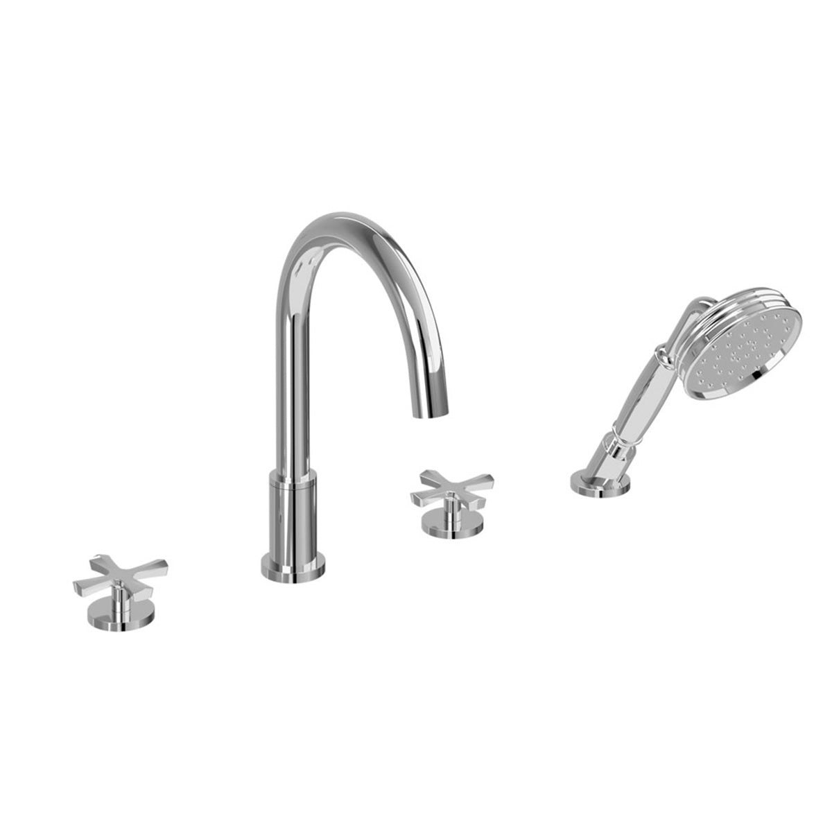 burlington riviera 4 hole crosshead bath mixer chrome Deluxe Bathrooms Ireland