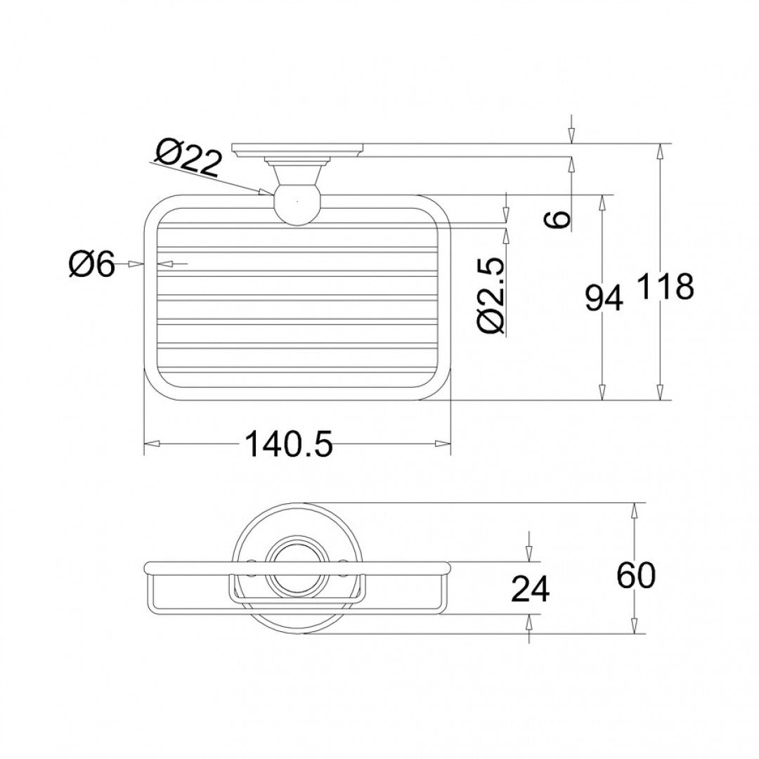 Burlington Soap Basket Deluxe Bathrooms Ireland